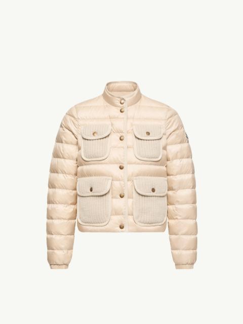 Moncler Furet Wool & Cashmere Trimmed Short Down Jacket