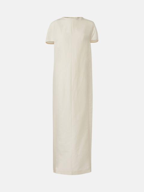 KHAITE Webster silk and cotton organza maxi dress