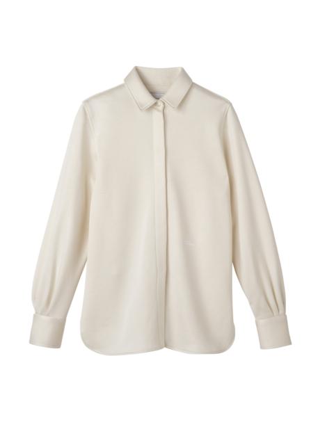 Longchamp Straight shirt Ecru - Jersey