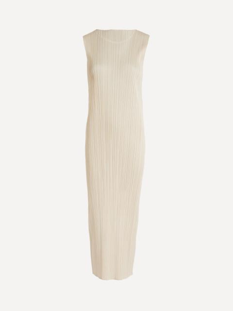 Pleats Please Issey Miyake MONTHLY COLORS MAY Pleated Maxi Dress