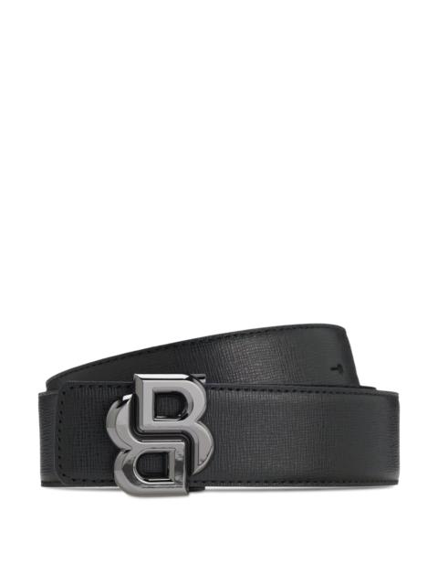 BOSS REVERSIBLE BELT WITH DOUBLE B MONOGRAM BUCKLE