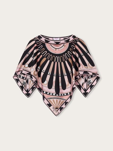 PUCCI SOLEIL PRINT SILK BLOUSE