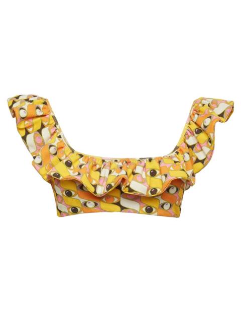 La DoubleJ Ruffle bikini top