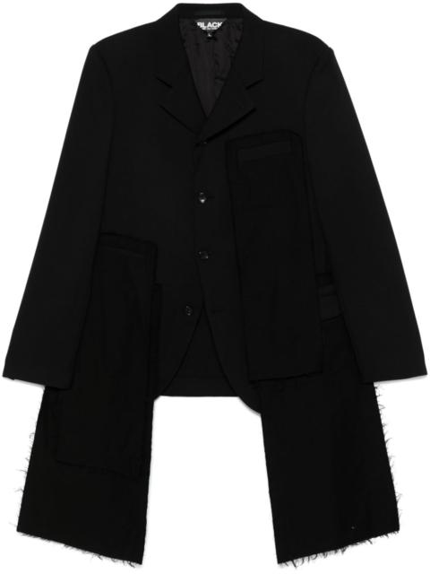 BLACK COMME des GARÇONS deconstructed blazer