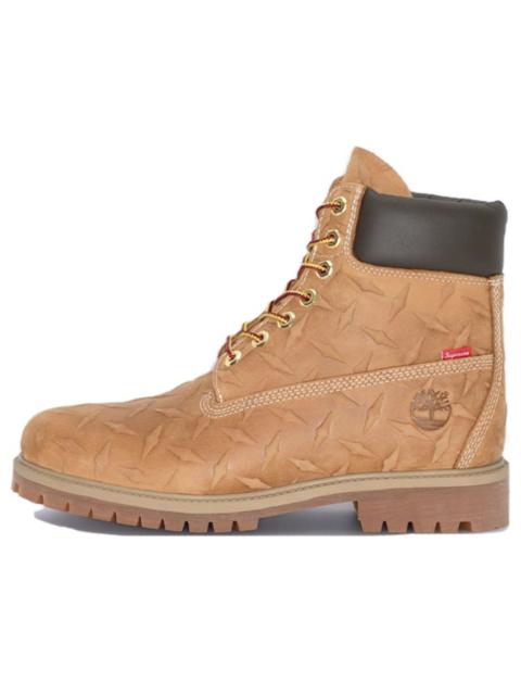 Timberland Timberland x Supreme Diamond Plate 6 Inch Premium Waterproof Boot 'Wheat - 23FW' TB0A6DD4-231