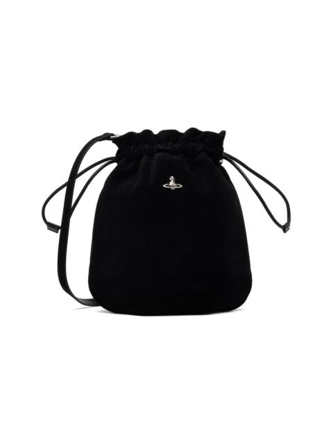Vivienne Westwood Black Drawstring Pouch Bag