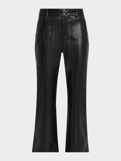 Cinq à Sept Vegan Leather Kick-Flare Pants