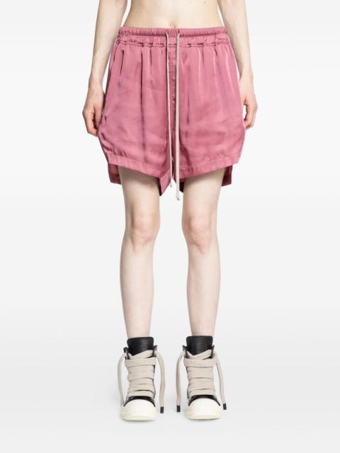 Rick Owens drawstring-fastening shorts