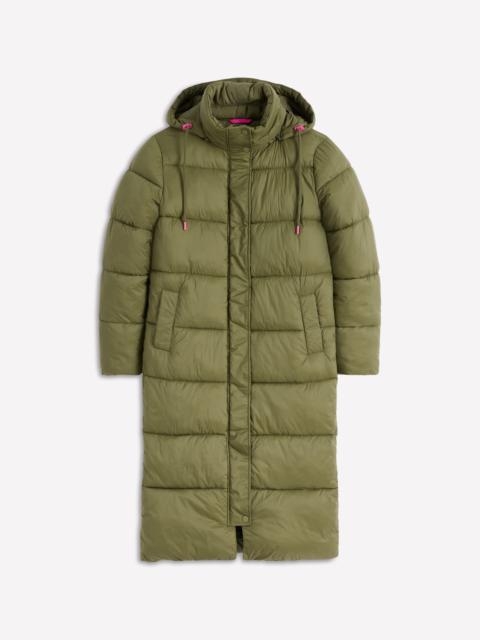 BODEN Longline Padded Coat-Woodland Green
