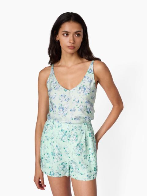 CAMI NYC RORY HAMMERED CAMISOLE CLIMBING HYDRANGEA