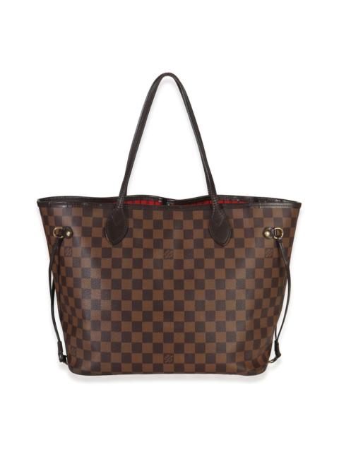 Louis Vuitton Louis Vuitton Brown Canvas Damier Ebene Neverfull MM (Authentic Pre-Loved)