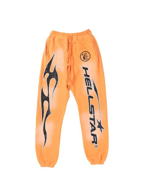 HELLSTAR Closed Elastic Bottom Sweatpants "Fire Orange" HSR086
