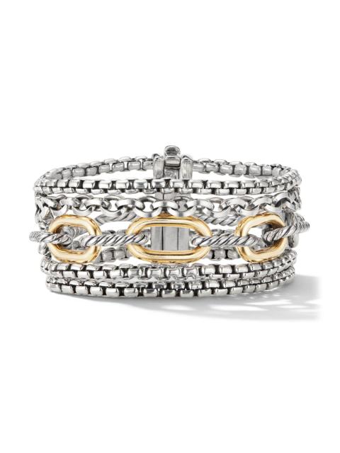 DAVID YURMAN Women's Multi-Row Chain Bracelet with 18K Yellow Gold - Multi