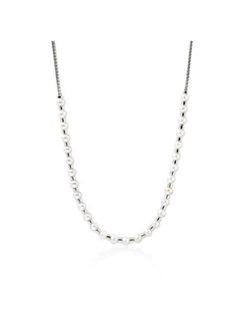 JOHN HARDY JH Essential Pearl Necklace, Sterling Silver, 2.5MM