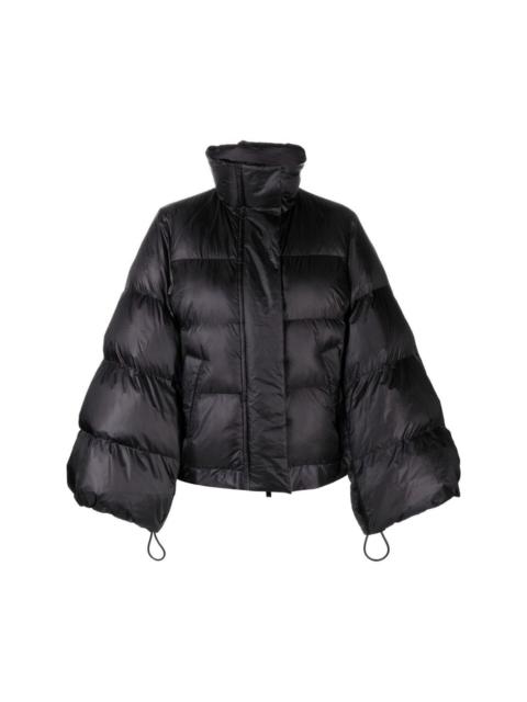 sacai wide-sleeve puffer jacket