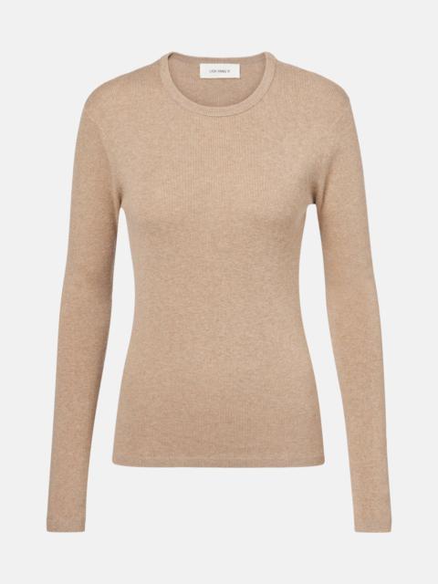 LISA YANG Vivian knitted cotton and cashmere top