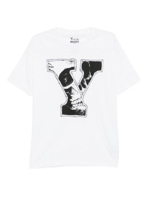 Yohji Yamamoto graphic print cotton T-shirt