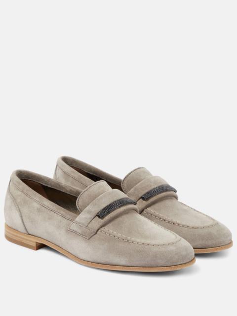 Suede loafers