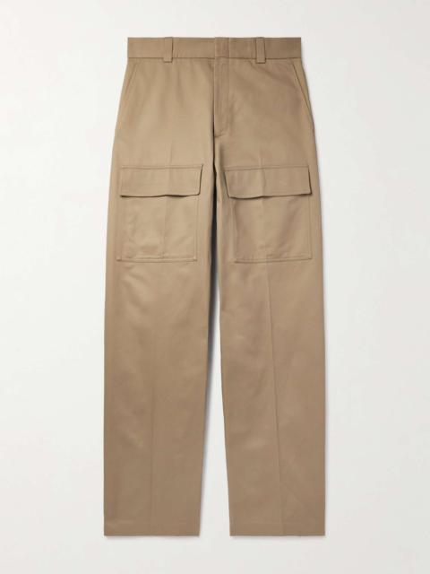 GUCCI Straight-Leg Cotton-Twill Trousers