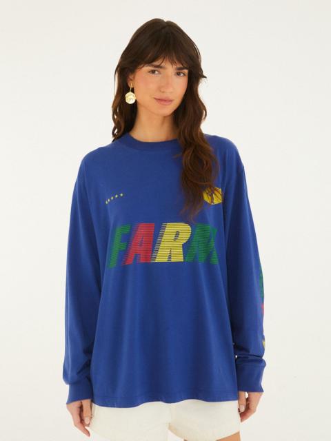 FARM RIO Blue Together We Play Long Sleeve T-Shirt