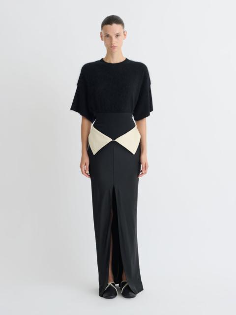 Nanushka Crisp Satin Long Skirt