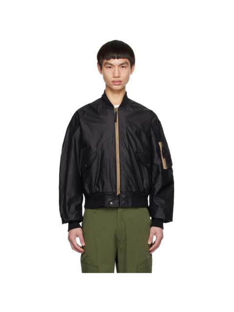 UNIFORM BRIDGE Black MA-1 Bomber Jacket