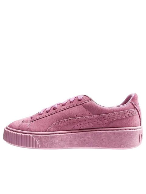 (WMNS) PUMA Basket Platform Reset PUMA Prism Pink 363313-02