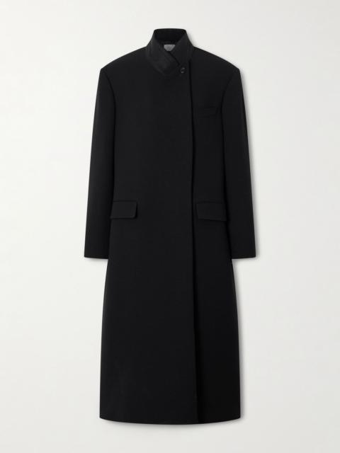 The Row Nevena wool coat Black