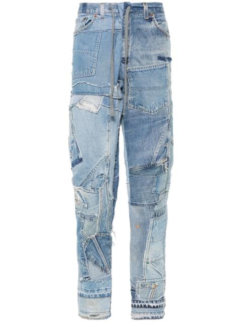 Greg Lauren patchwork-design jeans