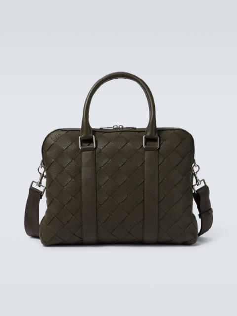 Bottega Veneta Intrecciato leather briefcase