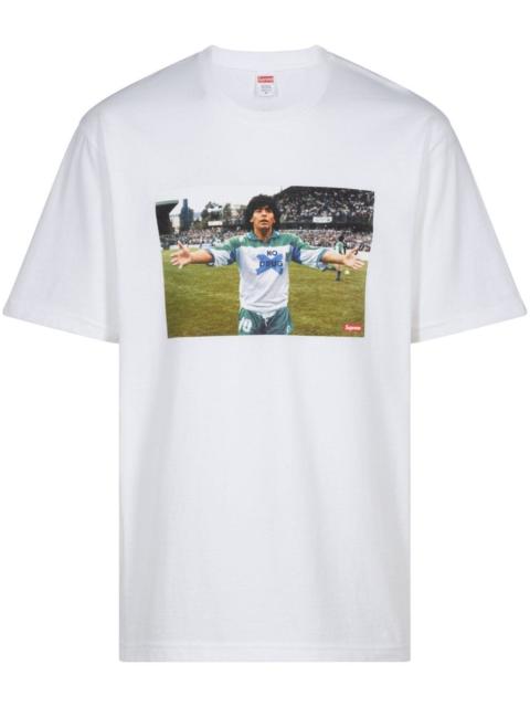 Supreme XL ステッカー付 Grey MARADONA TEE  Ash