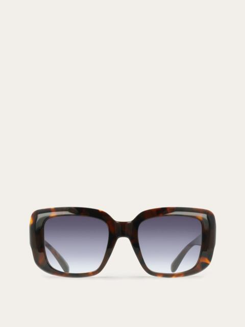 FERRAGAMO Rectangular frame sunglasses