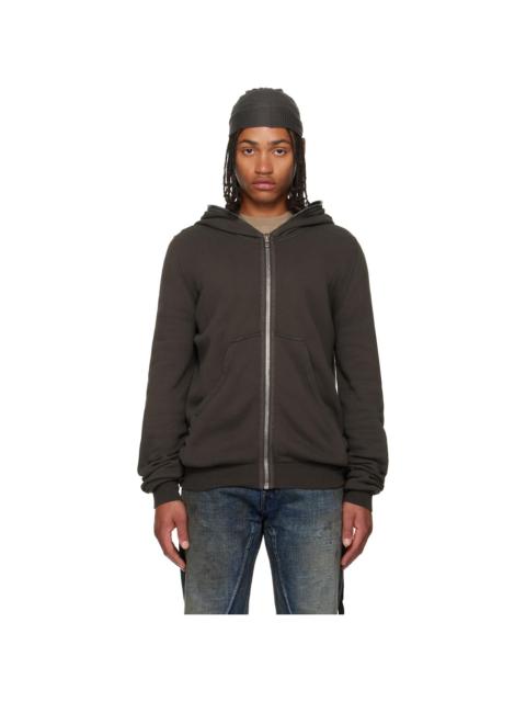 Rick Owens DRKSHDW Gray Concordians Micro Mountain Hoodie