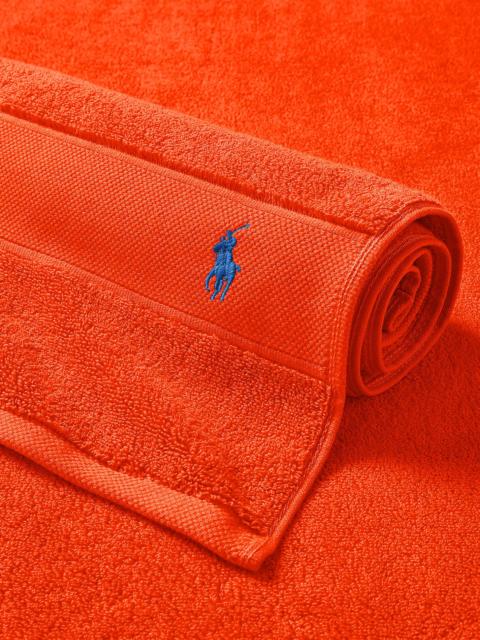 Ralph Lauren Polo Player Cotton Bath Mat - Sailing Orange