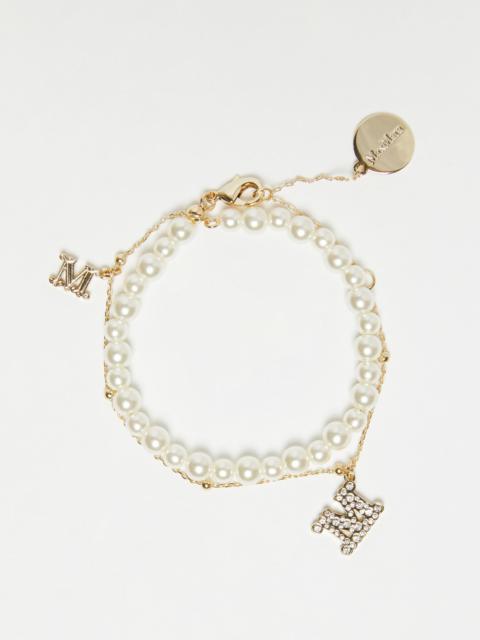 Max Mara Charm bracelet with pearls