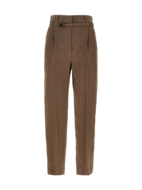 Linen Pants Brown