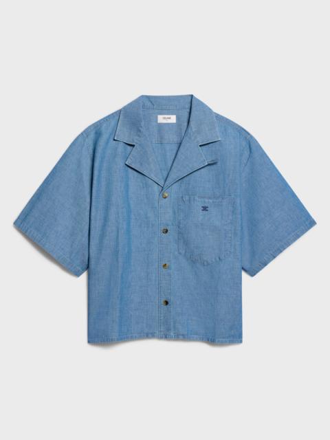 CELINE scout shirt IN cotton denim