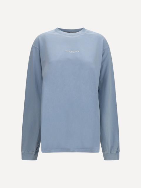 Alexander Wang Long-sleeve logo T-shirt