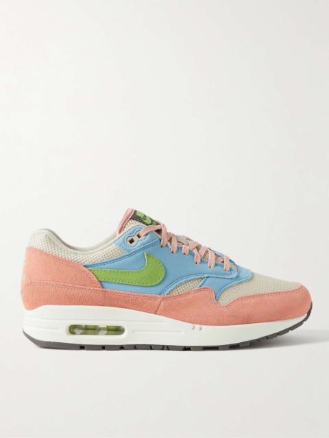 Air Max 1 Mesh, Felt and Suede Sneakers