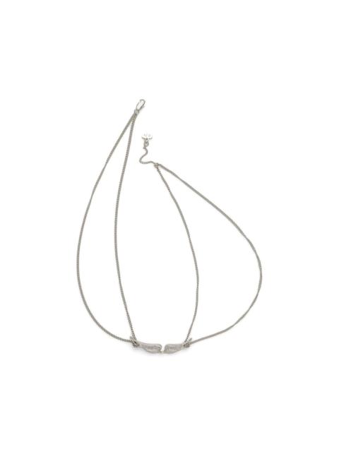 Zadig & Voltaire crystal-wing necklace