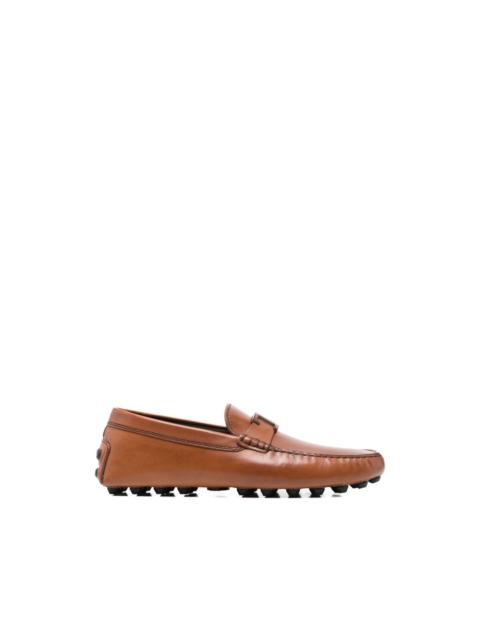 Tod's logo-plaque leather loafers
