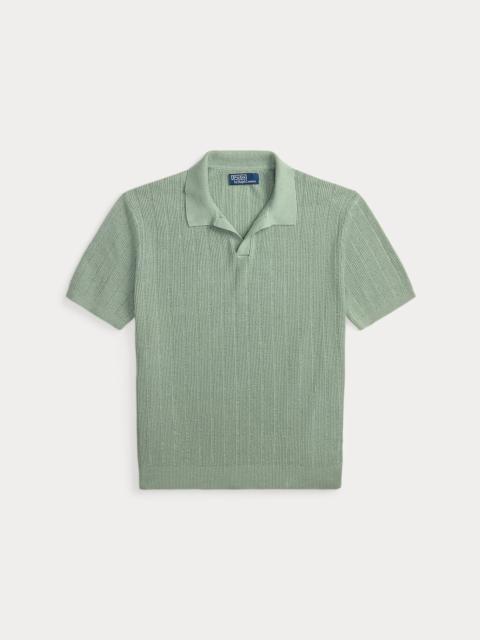 Polo Ralph Lauren Linen Johnny-Collar Sweater