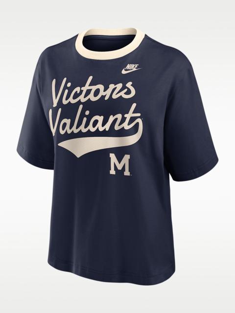 Nike Michigan Legacy Fight Song Boxy Women's Nike College T-Shirt
