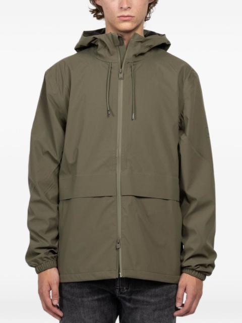 RAINS Suva hooded zip-up jacket