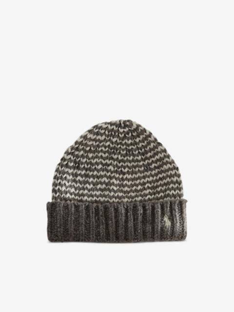 Polo Ralph Lauren striped wool-blend beanie
