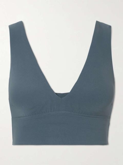 lululemon Yoga Align™ V-Neck Nulu™ sports bra Gray