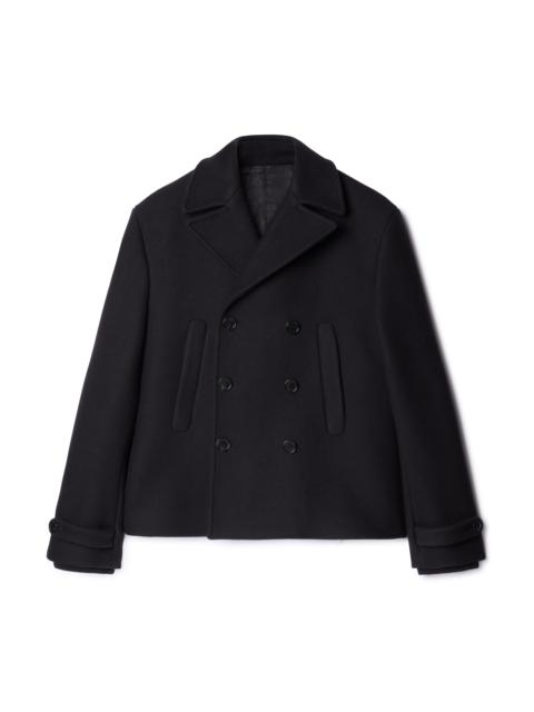 Off-White Arr Emb Double Wool Peacoat Sierra Leone