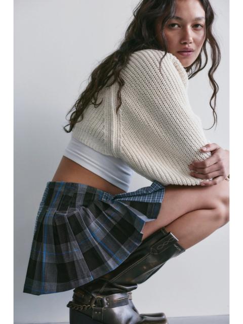FREE PEOPLE Sherry Pleated Mini Skirt