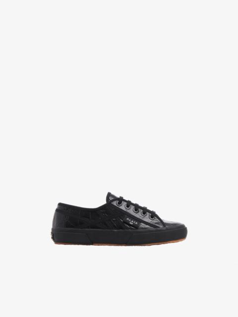 Alaïa SUPERGA SNEAKERS IN CALFSKIN