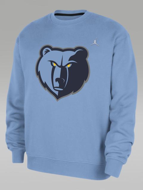Jordan Memphis Grizzlies Statement Essentials Men's Jordan NBA Fleece Crew-Neck Sweatshirt